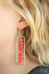 Paparazzi Accessories - Don’t QUARRY, Be Happy - Red