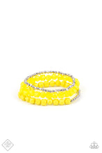 Load image into Gallery viewer, Paparazzi Accessories-Vacay Vagabond - Yellow
