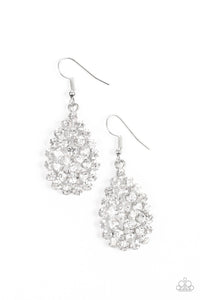 Paparazzi Accessories-Sparkling Sparkle-naire - White