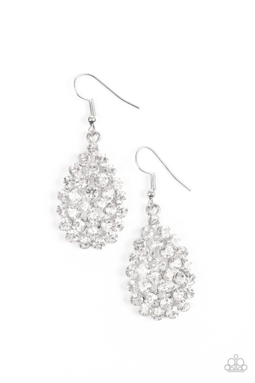 Paparazzi Accessories-Sparkling Sparkle-naire - White