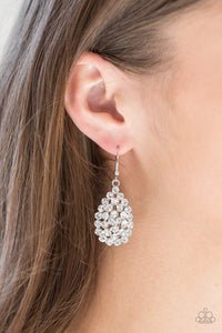 Paparazzi Accessories-Sparkling Sparkle-naire - White