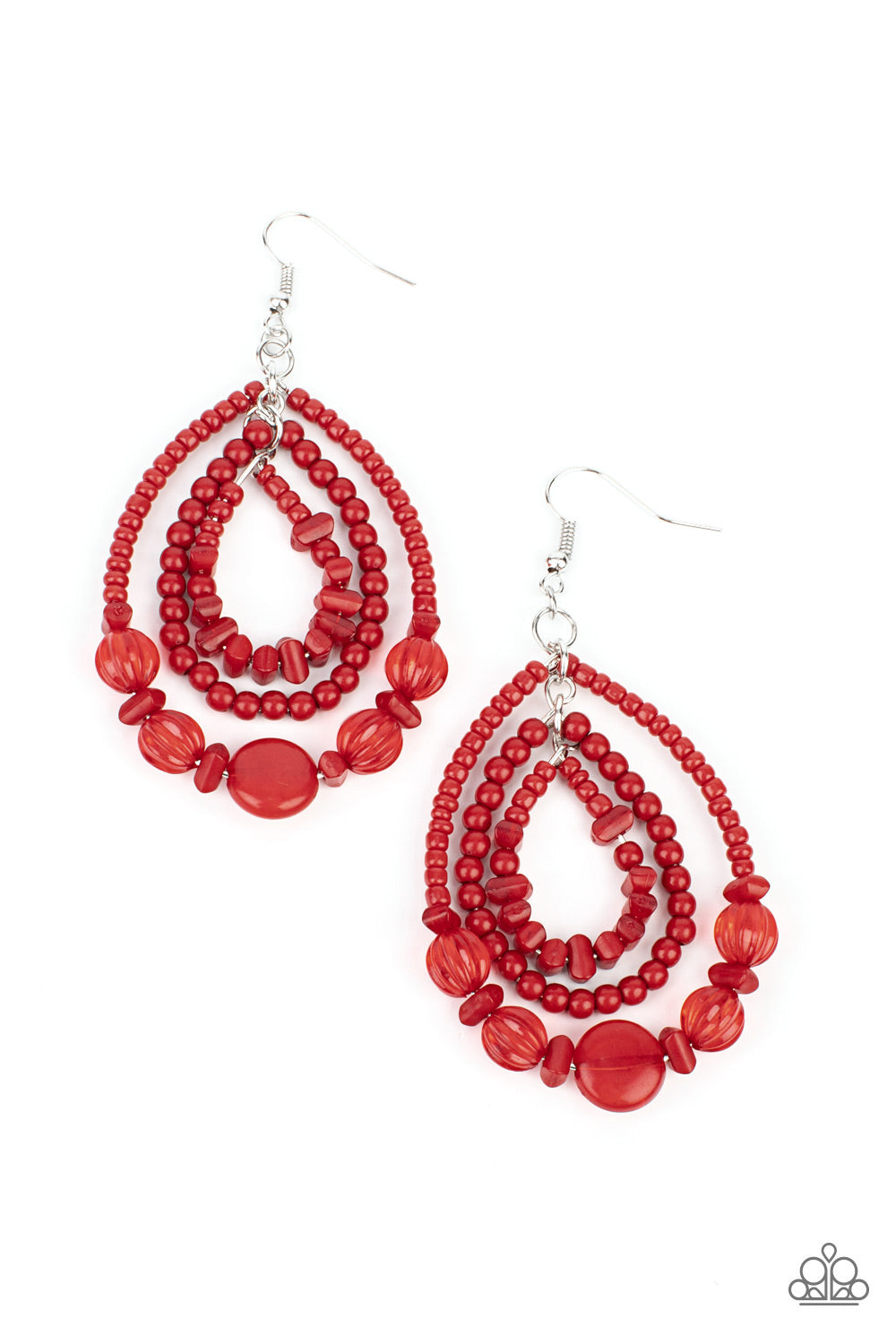 Paparazzi Accessories - Prana Party - Red