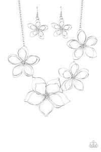 Paparazzi Accessories - Flower Garden Fashionista - Silver