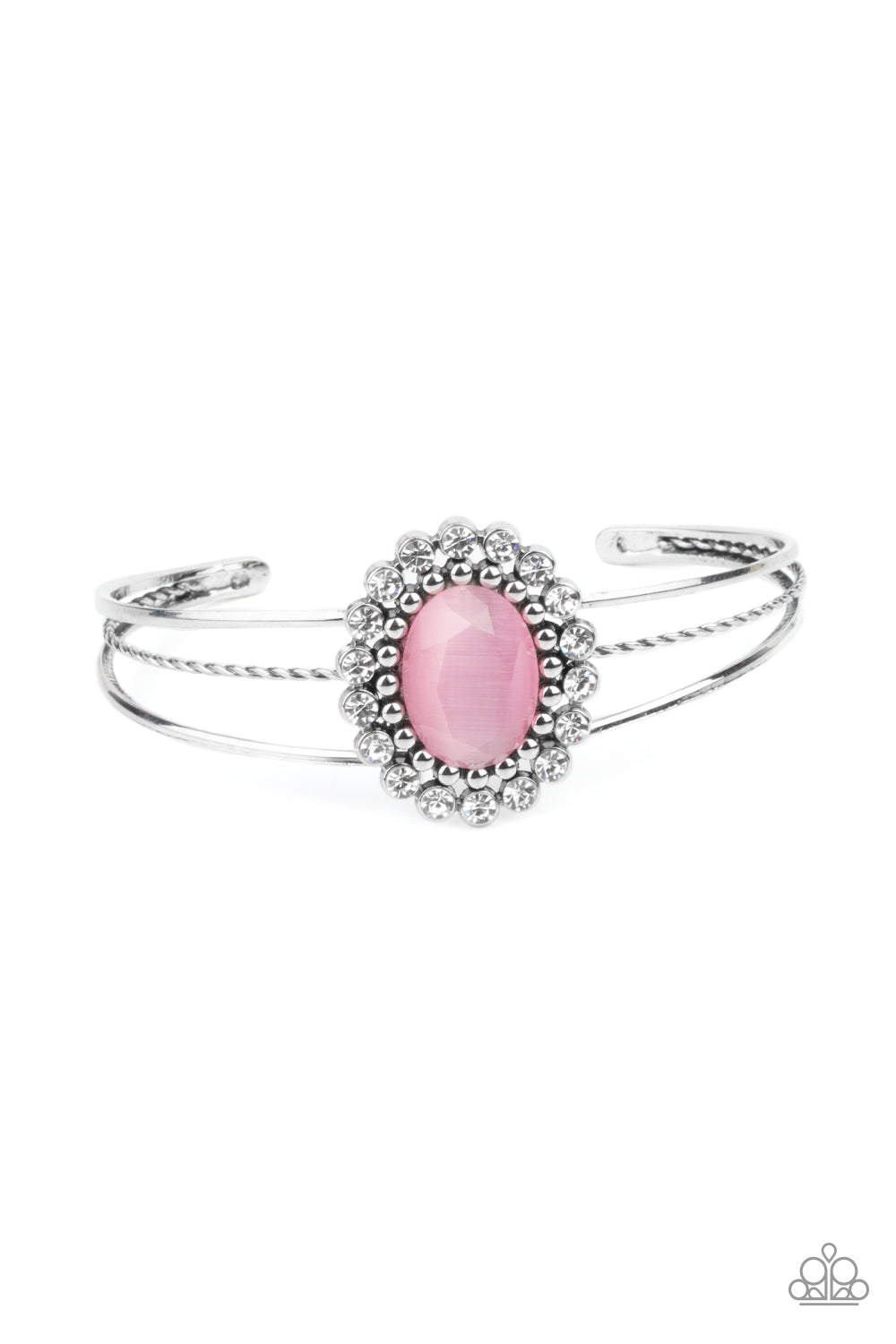 Paparazzi Accessories - Prismatic Flower Patch - Pink