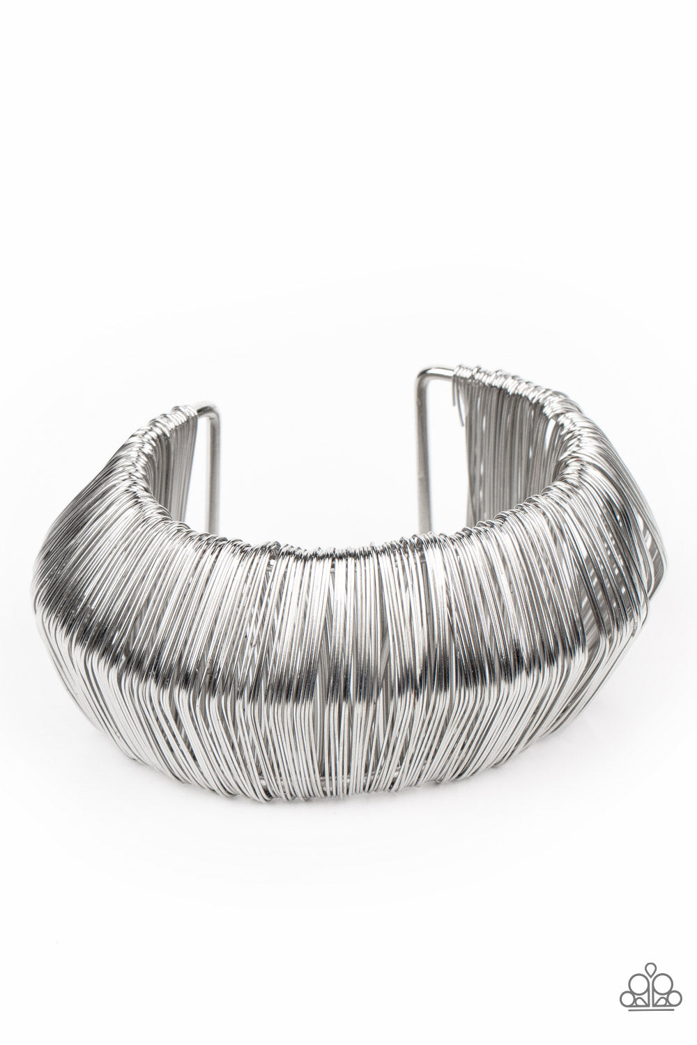 Paparazzi Accessories - Wild About Wire - Silver