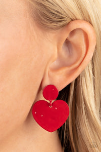 Paparazzi Accessories - Just a Little Crush - Red