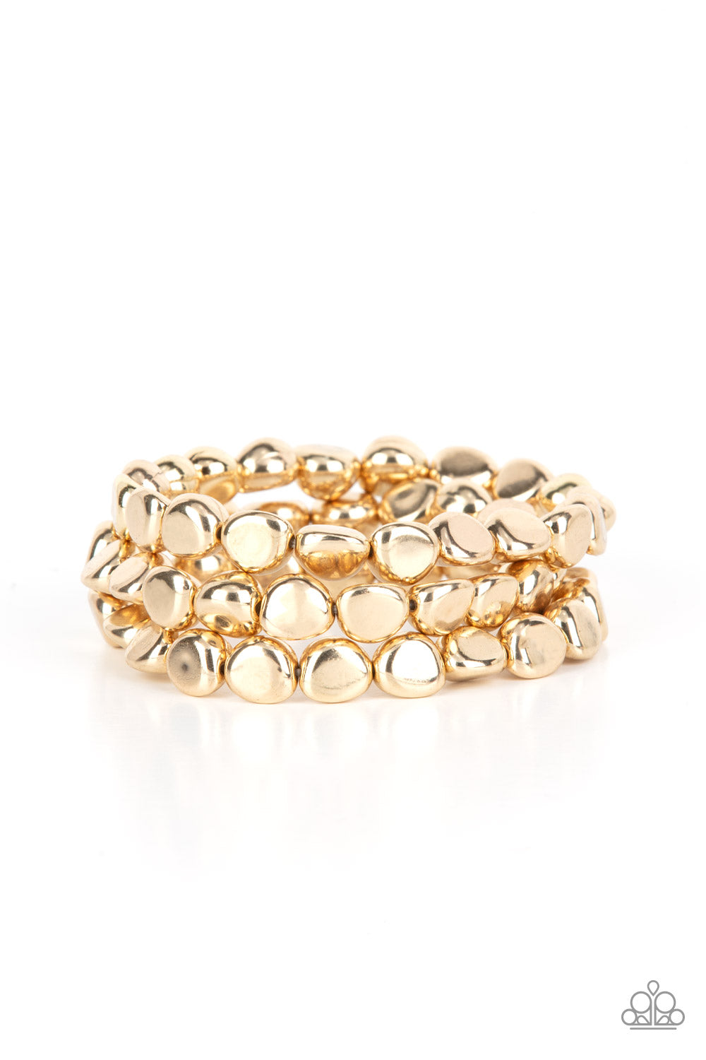 Paparazzi Accessories - HAUTE Stone - Gold