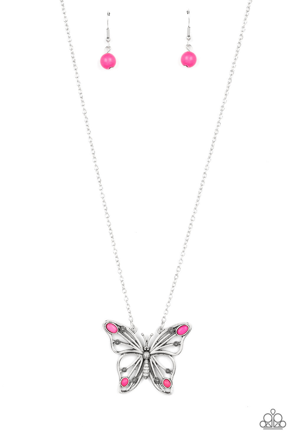 Paparazzi Accessories - Badlands Butterfly - Pink