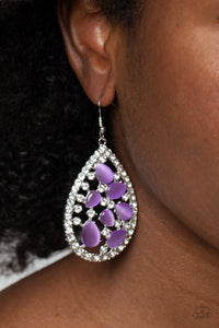 Paparazzi Accessories - Cats Eye Class - Purple