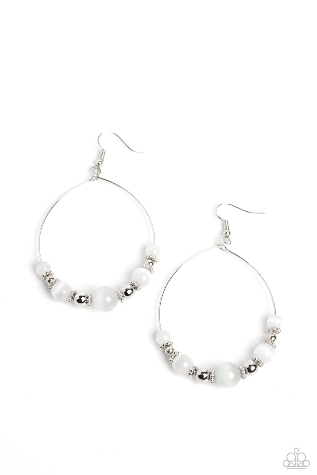 Paparazzi Accessories - Cats Eye Charisma - White