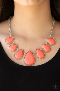 Paparazzi Accessories - Drop Zone - Orange