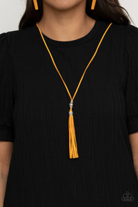 Paparazzi Accessories - Hold My Tassel - Yellow