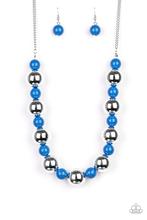 Paparazzi Accessories-Top Pop - Blue & Silver