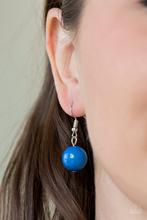 Load image into Gallery viewer, Paparazzi Accessories-Top Pop - Blue &amp; Silver
