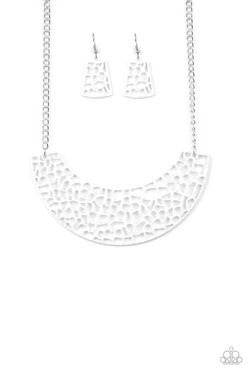 Paparazzi-Accessories-Powerful Prowl - White
