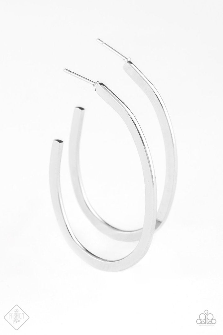 Paparazzi Accessories - Above the Curve - Silver