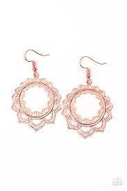 Paparazzi Accessories - Modest Mandalas - Rose Gold